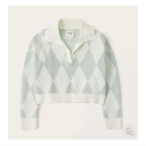 Abercrombie & Fitch Argyle Preppy Polo